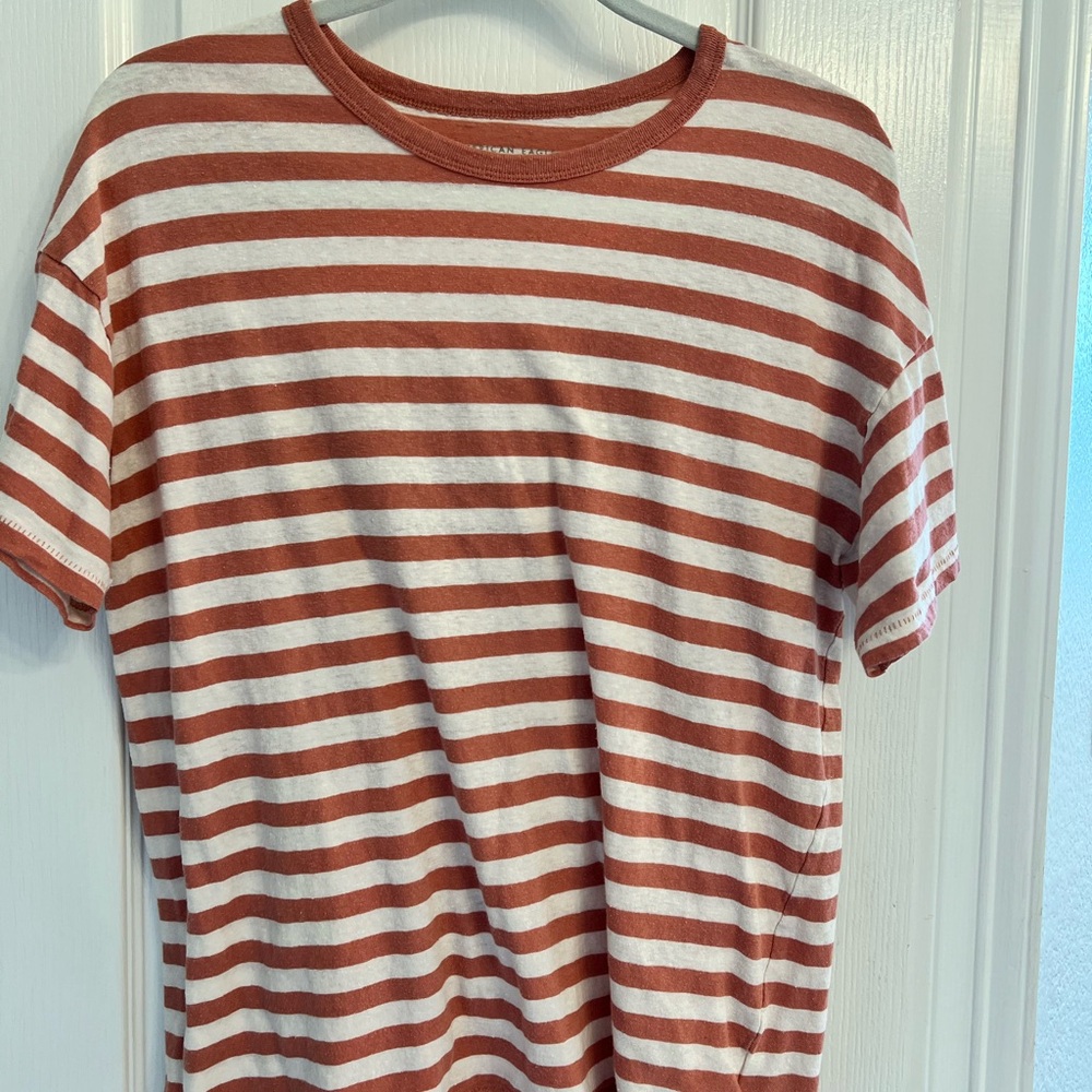 Striped Red and White T-Shirt